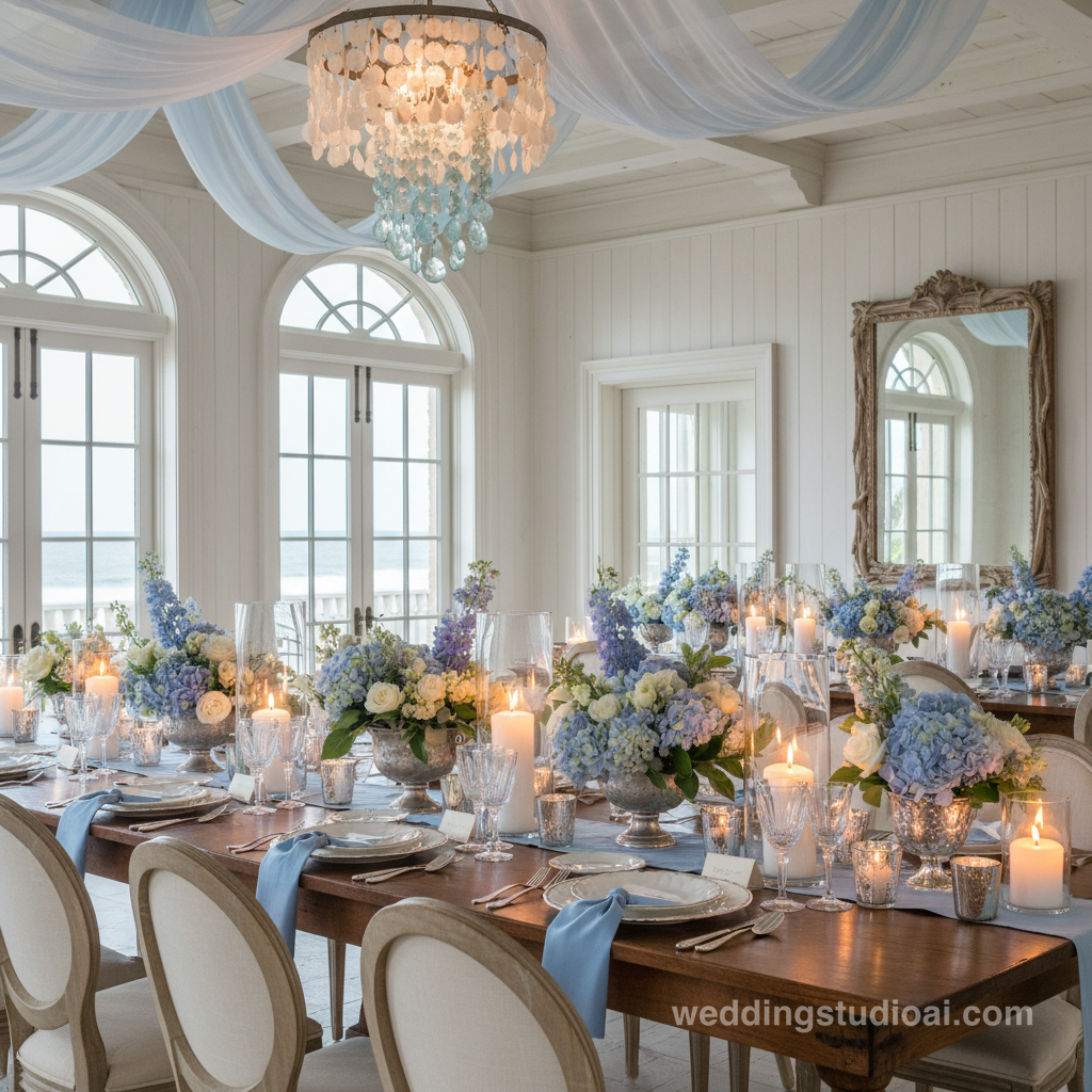 Baby Blue South Carolina Coastal Estate Wedding Ideas inspiration image