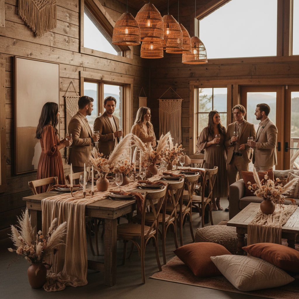 Boho Denver Mountain Lodge Wedding Ideas inspiration image