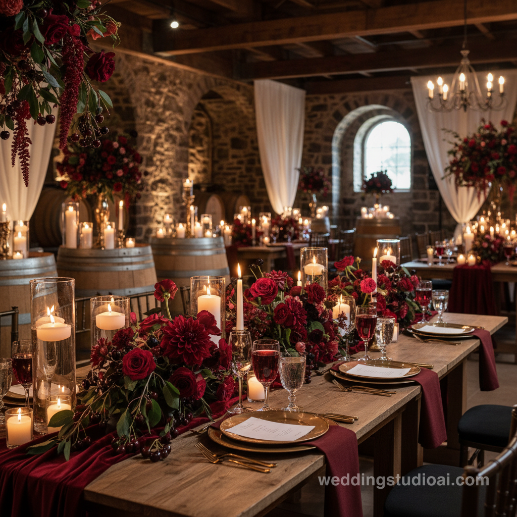 Black Cherry Oregon Winery Wedding Ideas inspiration image