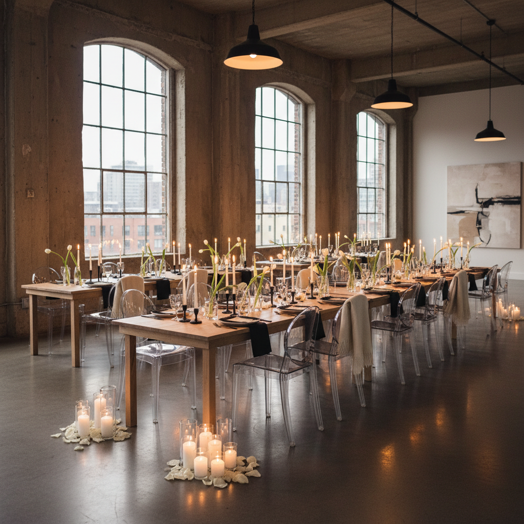 Minimalist Seattle Loft Wedding Ideas inspiration image