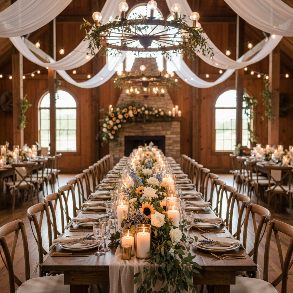 Country Nashville Barn Wedding Ideas inspiration image