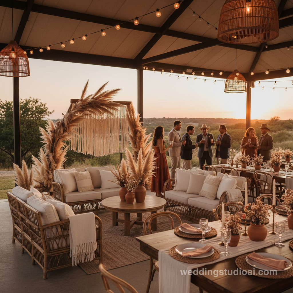 Boho Western Texas Ranch Wedding Ideas inspiration image