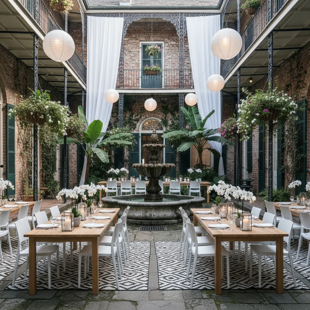 Minimalist wedding in New Orleans