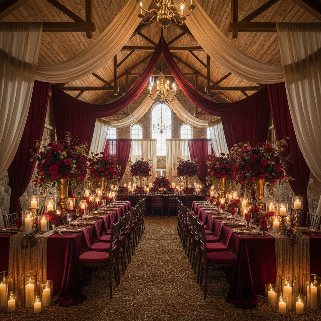 Red wedding in Austin