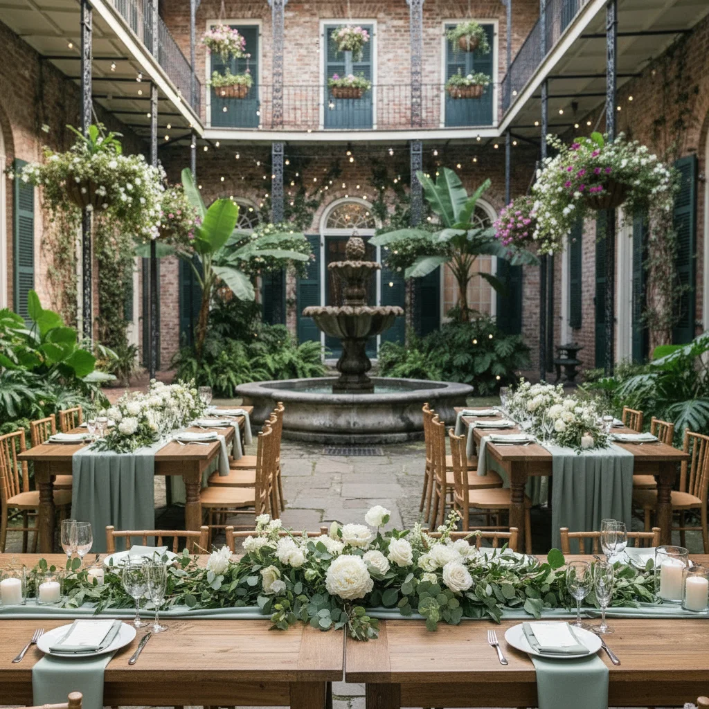 Sage Green wedding in New Orleans