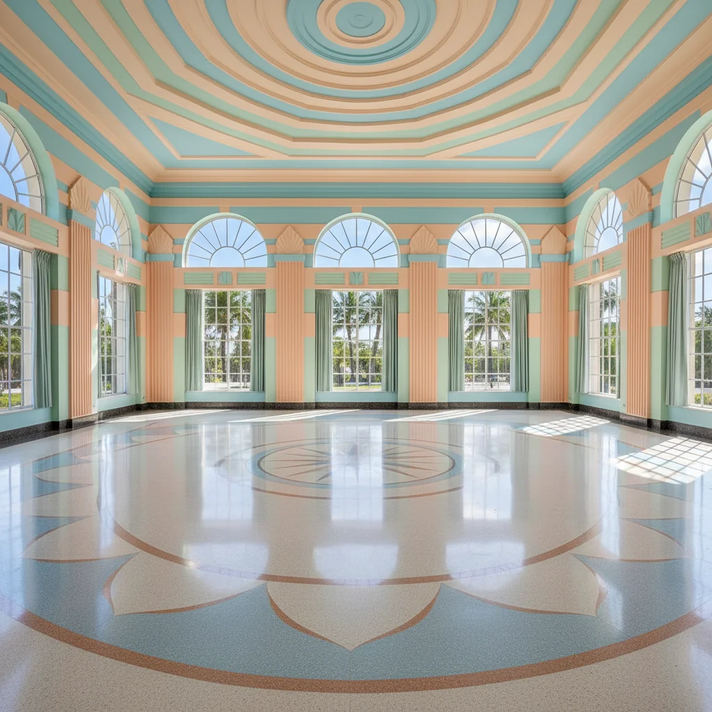 Wedding venue before AI transformation - empty minimalist space